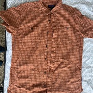 Patagonia short sleeve checkered shirt